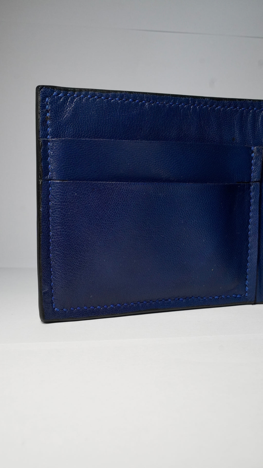 Portofel Premium Black & Royal Blue