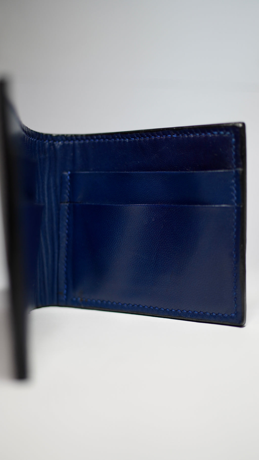 Portofel Premium Black & Royal Blue