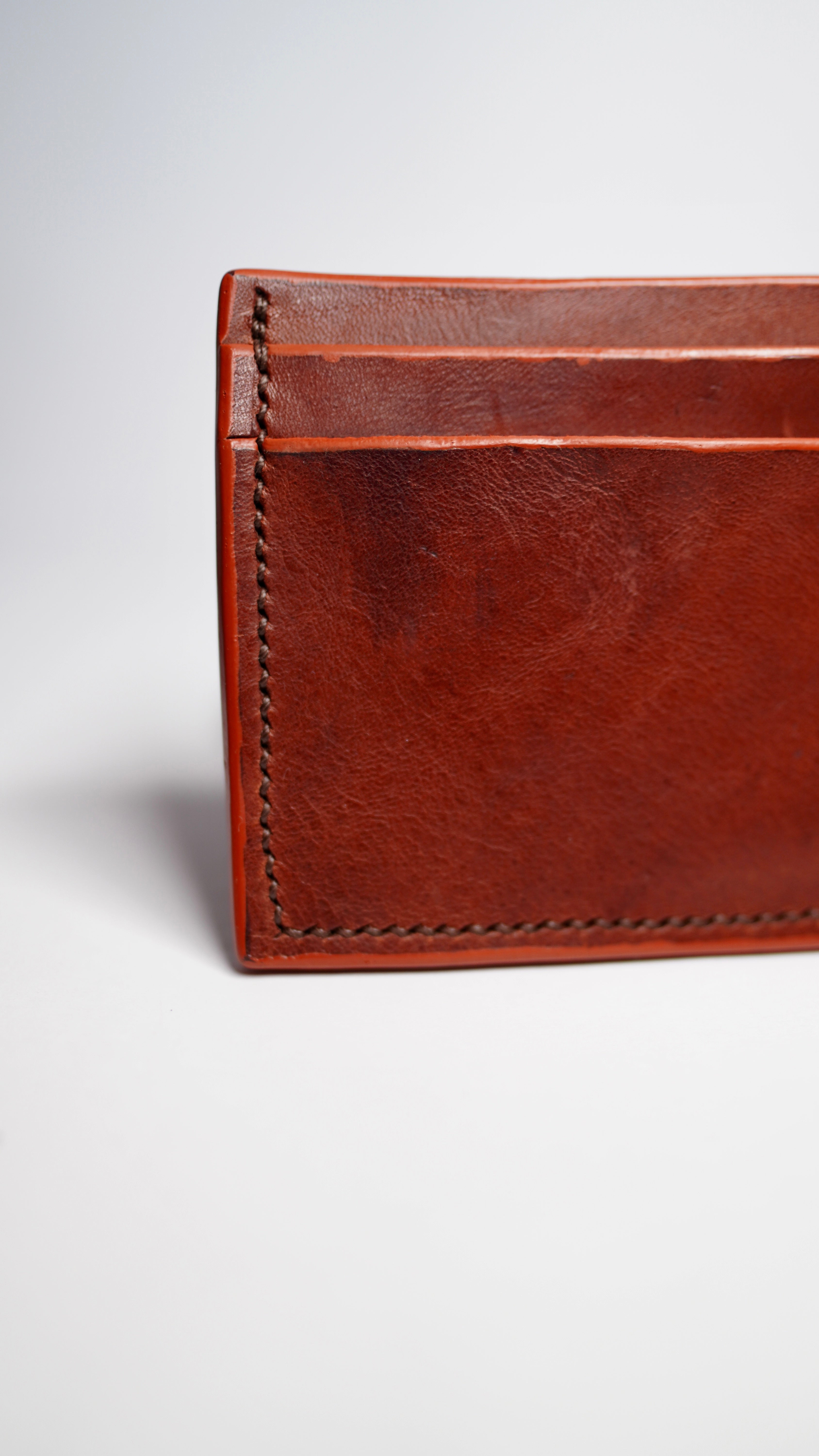 Cardholder din piele naturală – Maro Vintage