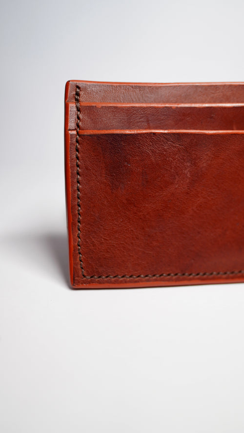 Cardholder din piele naturală – Maro Vintage