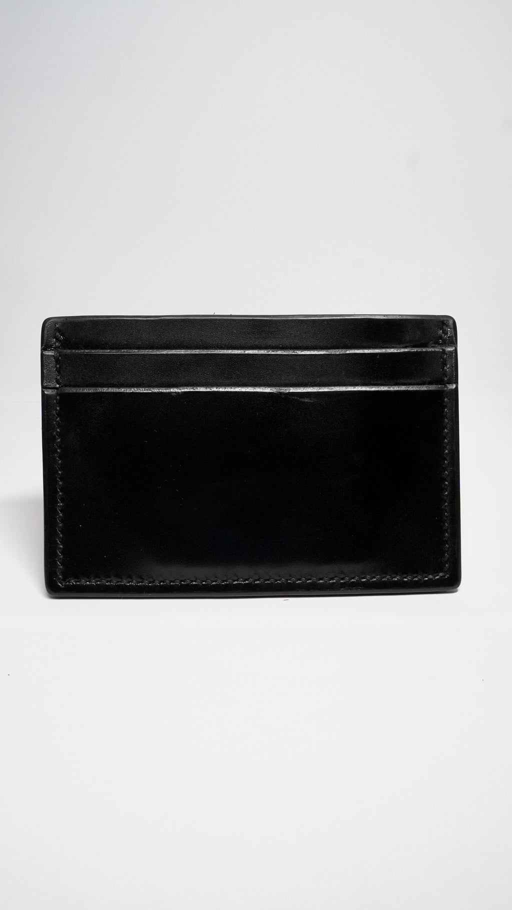 Cardholder din piele naturală – Negru Clasic