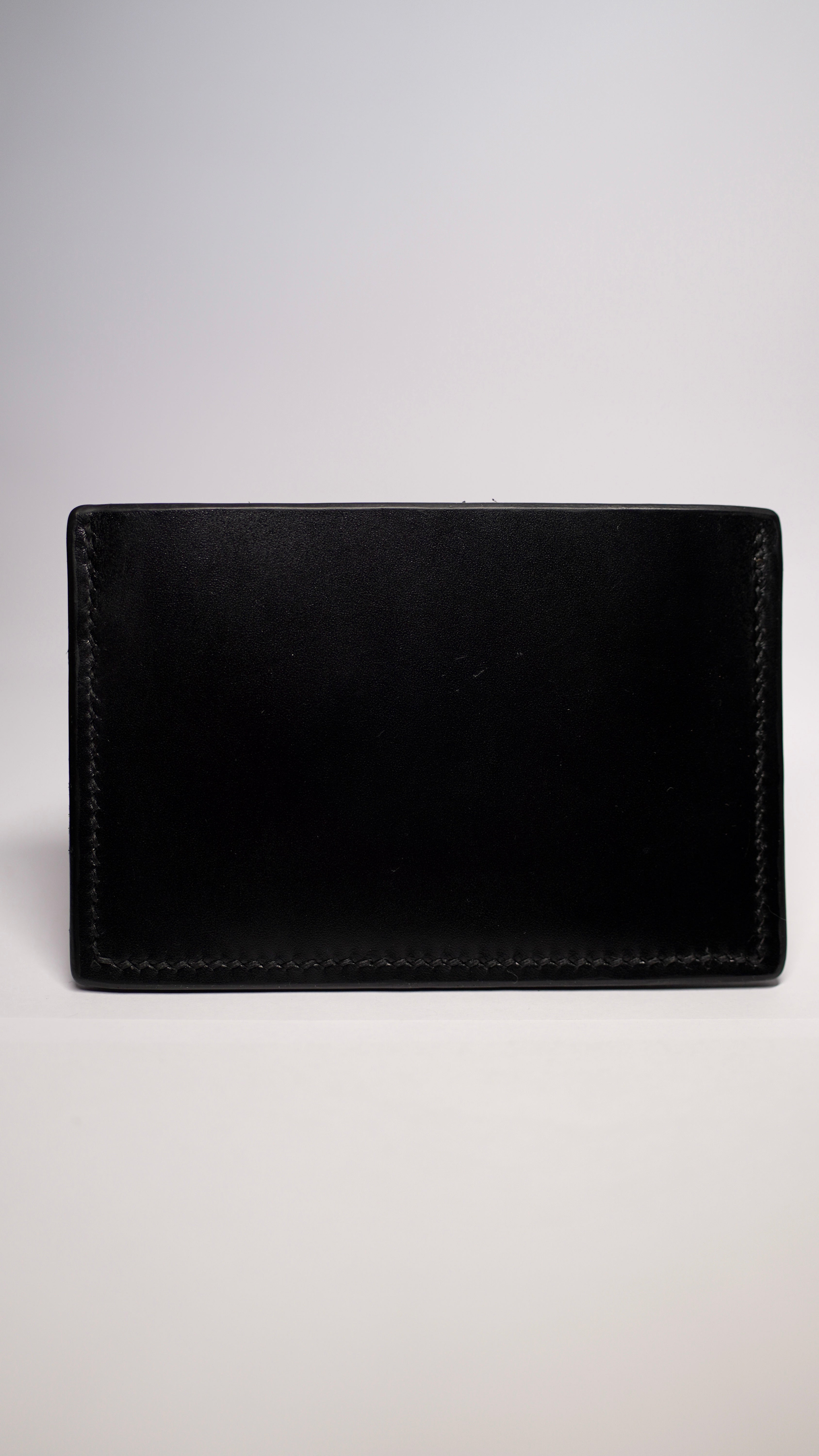 Cardholder din piele naturală – Negru Clasic